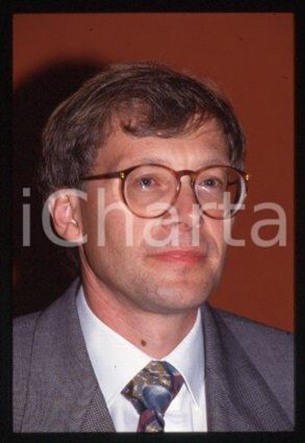35mm vintage slide* 1985 ca ITALY Portrait of Wolfgang WEBER (1)