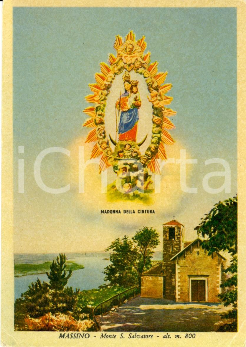 Cartolina originale da collezione 1940 ca MASSINO VISCONTI NO Monte SAN SALVATORE  MADONNA della CINTURA FG NV 1