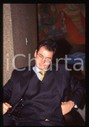 35mm vintage slide* 1999 ca MILAN Telecom Italia Portrait of Ugo RIETMANN 8