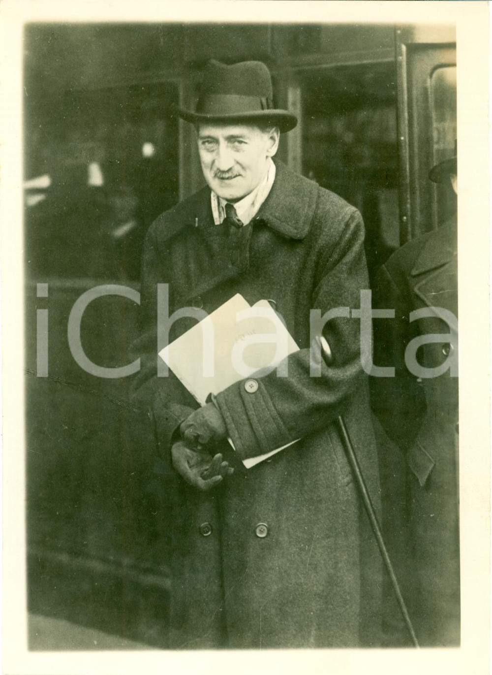 Fotografia d epoca originale 1930 LONDON UK Lord Christopher THOMSON vittima incidente dirigibile R101 Foto 1