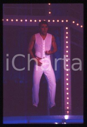Giovanni SCIALPI - TV Show Italian singer 1990 ca * 35 mm vintage slide 13