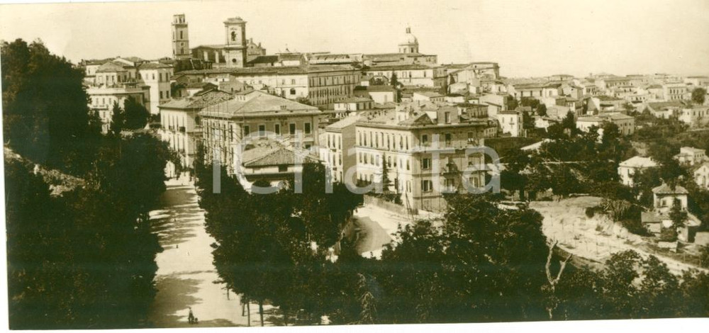 Fotografia d epoca originale 1930 ca CHIETI Veduta generale della cittÃ  VERA FOTOGRAFIA 1