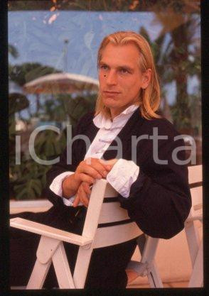 Julian SANDS CANNES Film Festival Portrait of actor 1990 * 35mm vintage slide 52