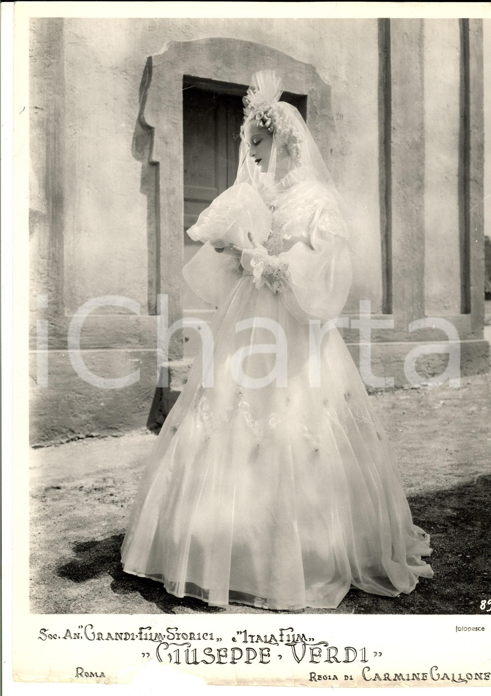 Fotografia d epoca originale 1938 GIUSEPPE VERDI di Carmine GALLONE Germana PAOLIERI  Margherita BAREZZI 1