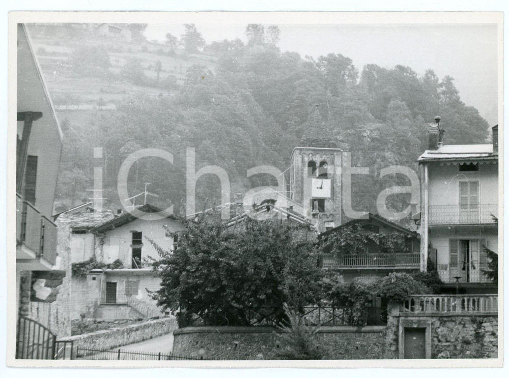 Fotografia d epoca originale 1974 VINADIO Chiesa di San Fiorenzo  Foto 17x13 cm 1
