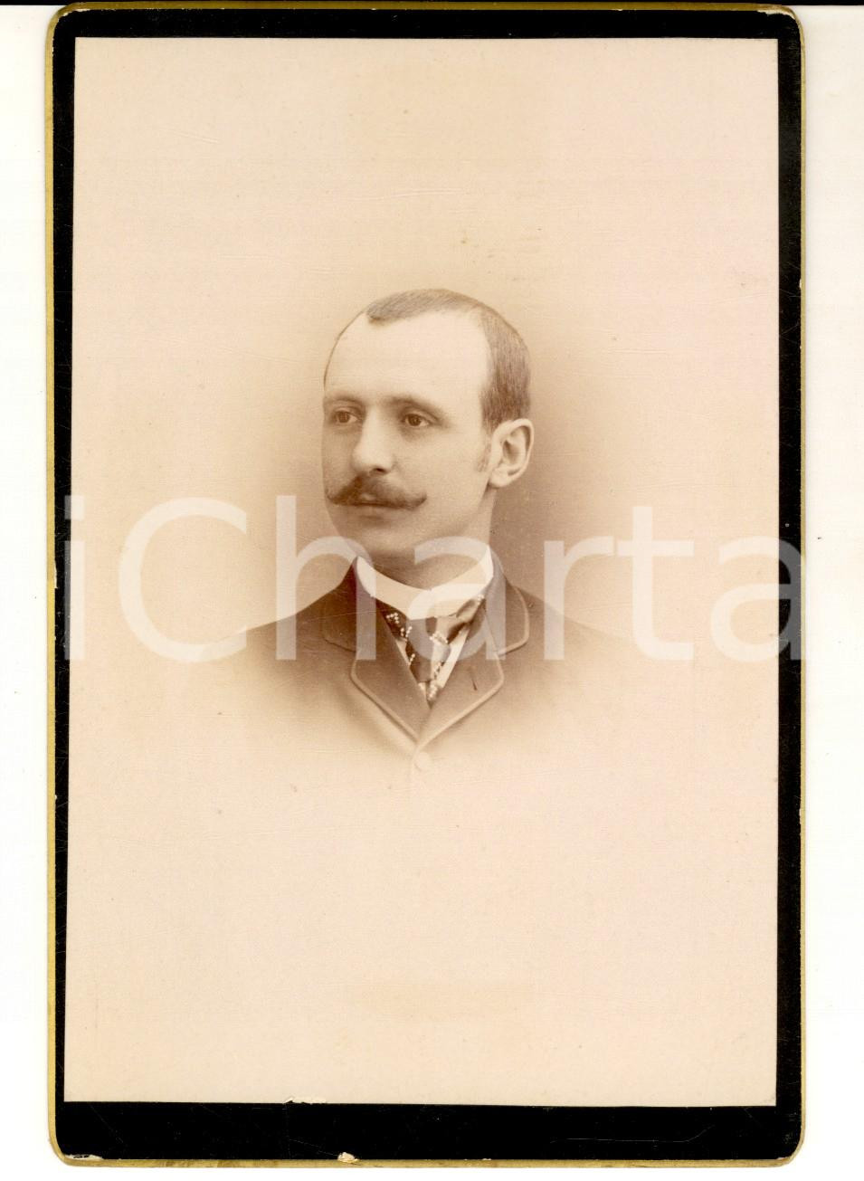 Fotografia d epoca originale 1910 ca PARIS F Ritratto maschile a mezzo busto Fotografia WALERY 1