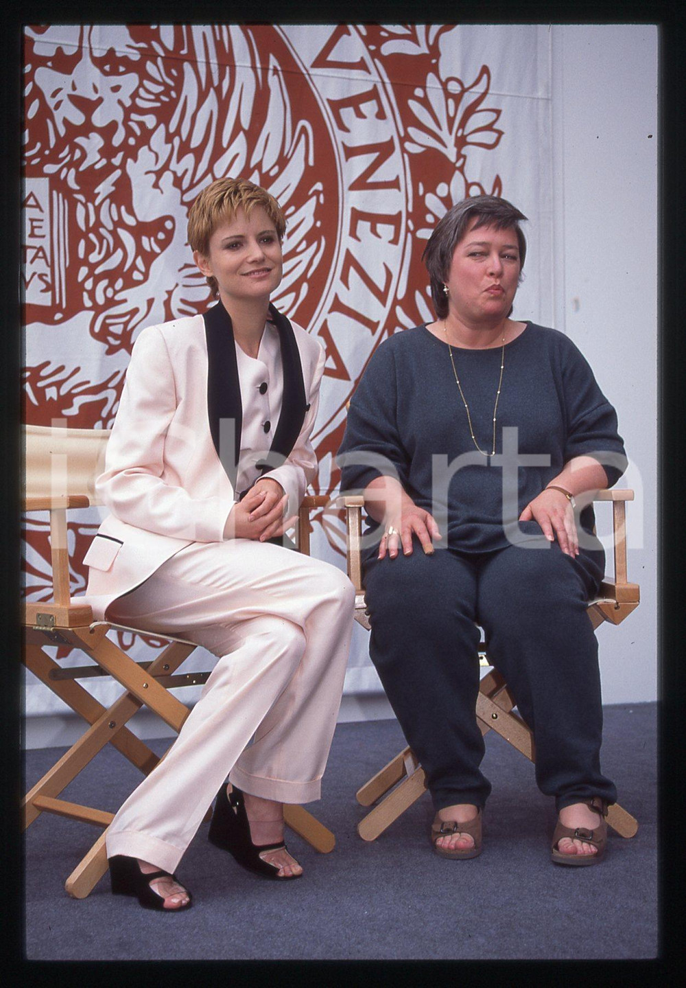 35mm vintage slide*1993 VENEZIA - CINEMA Jennifer JASON LEIGH e Kathy BATES 1