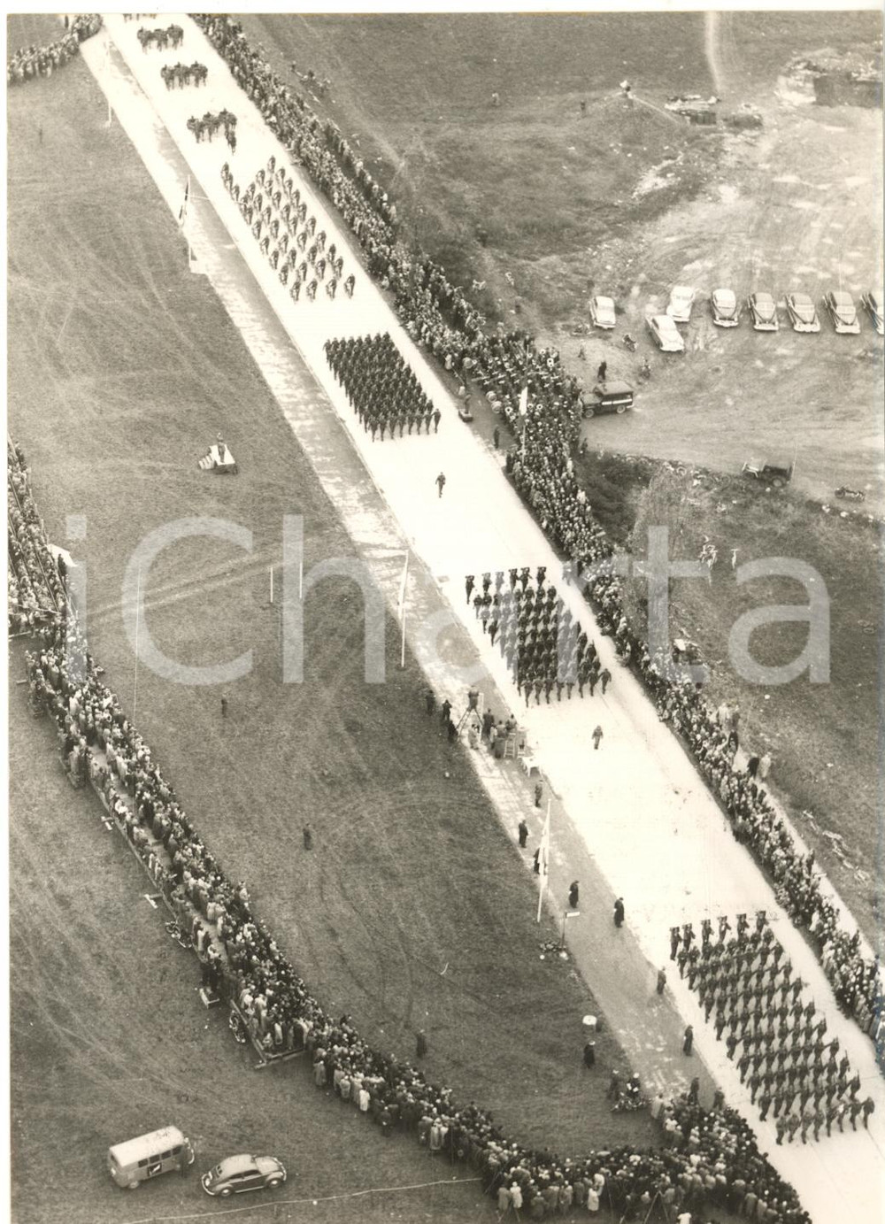 1953 ZURICH Defilee der 5 Division Infanterie - Vorbeimarsch *Photo 13x18 cm
