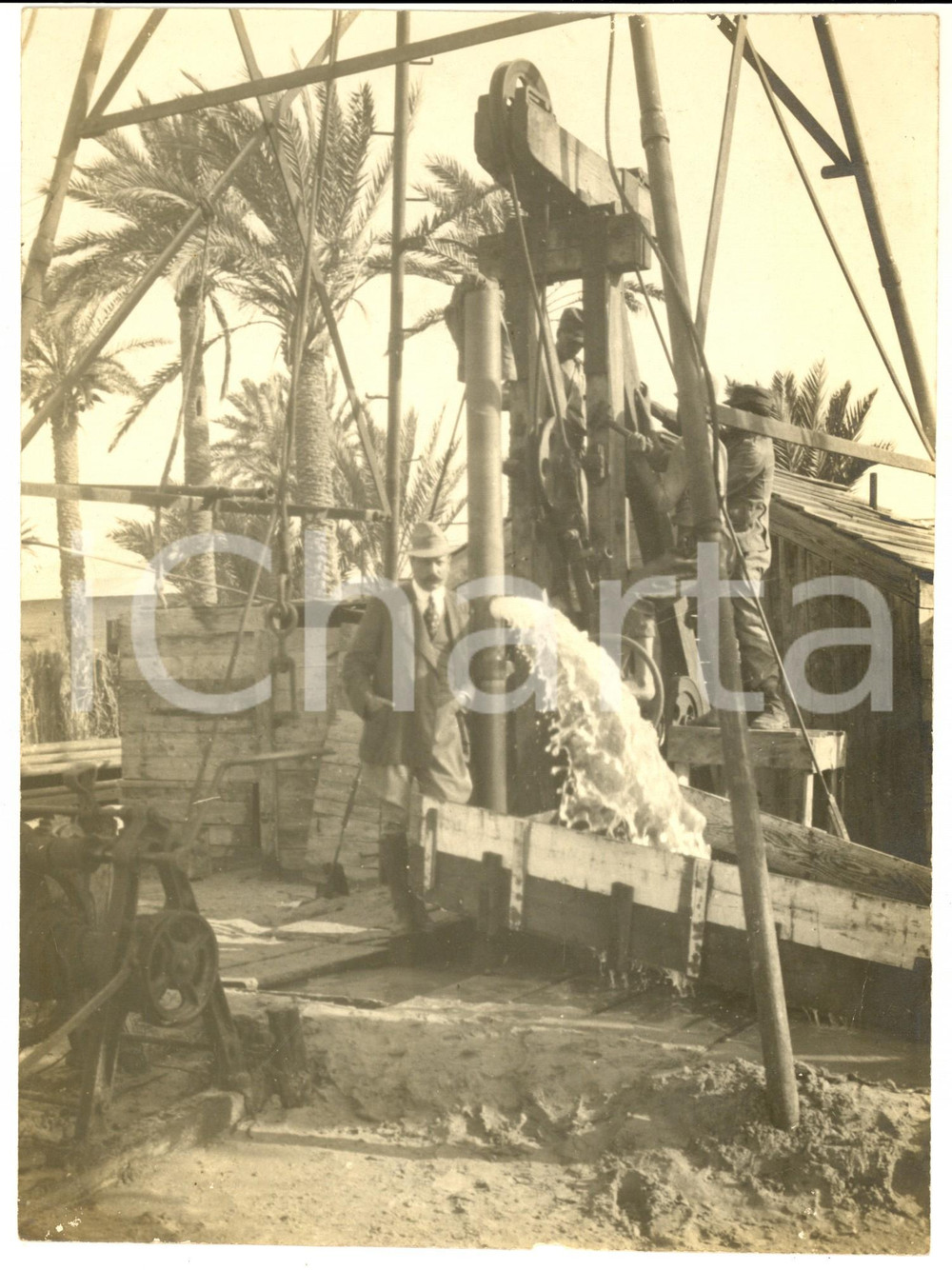 1910 ca FERROVIA ADRIATICO-SANGRITANA Lavori di costruzione - Foto RARA 18x25