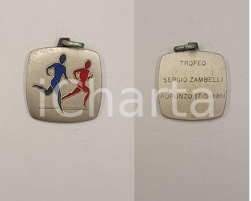 1981 AURONZO DI CADORE Trofeo Sergio ZAMBELLI Medaglia 3x3 cm 1