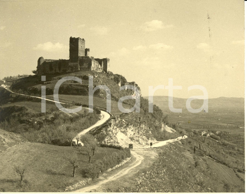 Fotografia d epoca originale 1939 MONTECCHIO MAGGIORE VI Il Castello della Villa o di ROMEO Fotografia 1