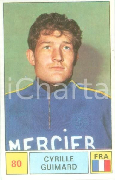 Oggetto da collezione cartaceo PANINI  SPRINT 1971 Figurina valida Cyrille GUIMARD n. 80 Ciclismo MERCIER 1