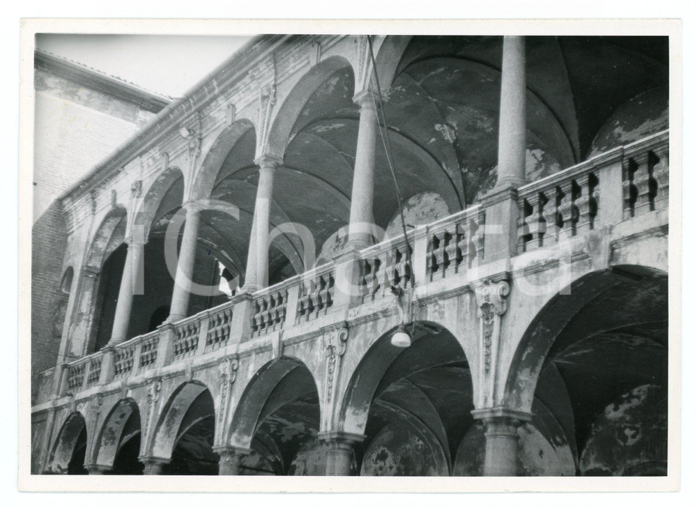 Fotografia d epoca originale 1972 NOVARA Balconata del Broletto  Foto 17x13 cm 1
