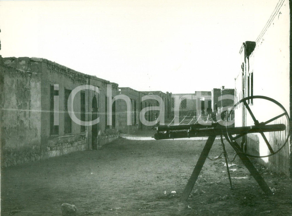 Fotografia d epoca originale 1950 ca IL CAIRO EGITTO Quartieri signorili con stenditoi Fotografia 1