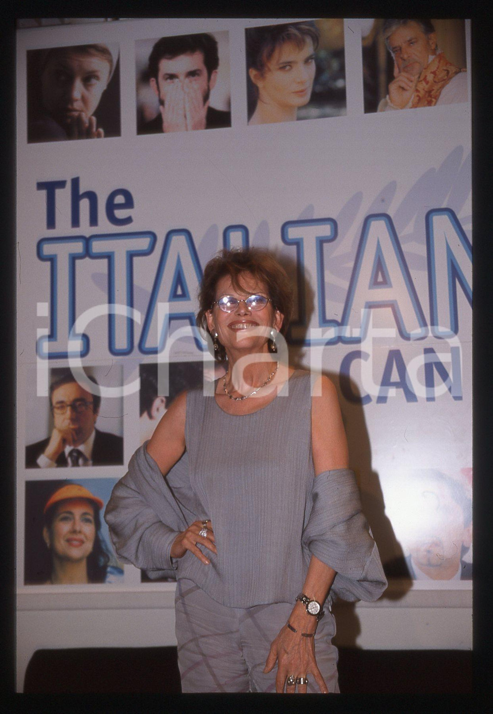 Fotografia d epoca originale 35mm vintage slide 1995 ca FESTIVAL CANNES Claudia CARDINALE Ritratto attrice 5 1