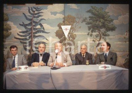 35mm vintage slide* 1985 ca MILAN ITALY Ruggero SAVINIO Thomas MESSER (22)