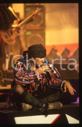 35mm vintage slide* 1989 ca SANREMO - American singer LITTLE STEVEN (11)