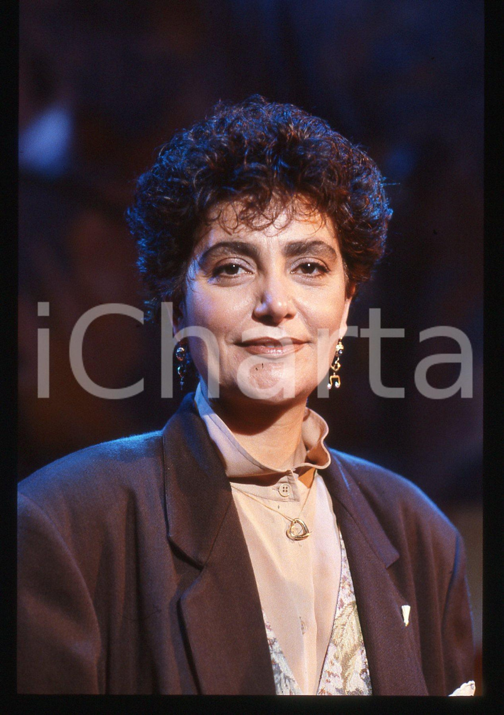 35mm vintage slide* 1990 ca MUSICA - Mia MARTINI durante un'esibizione (23)