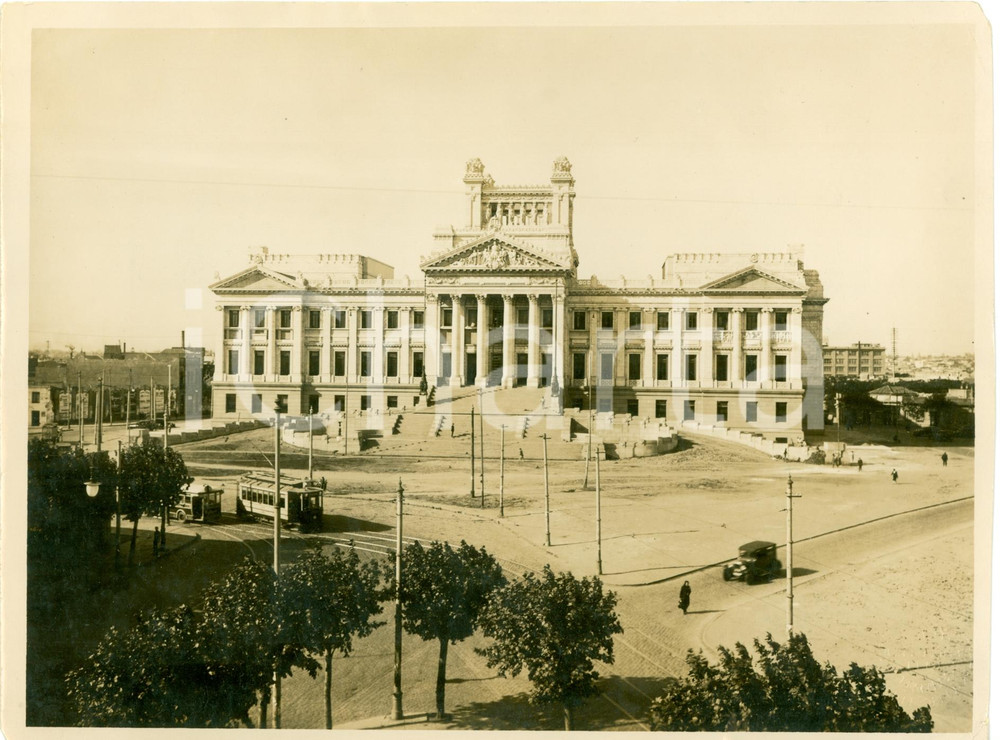 Fotografia d epoca originale 1930 MONTEVIDEO URUGUAY Palazzo legislativo Arch. Gaetano MORETTI Vera foto 1