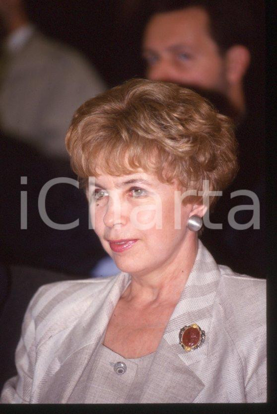 Fotografia d epoca originale 35mm vintage slide 1993 MILANO Raissa GORBACHEVA a un evento 1 1