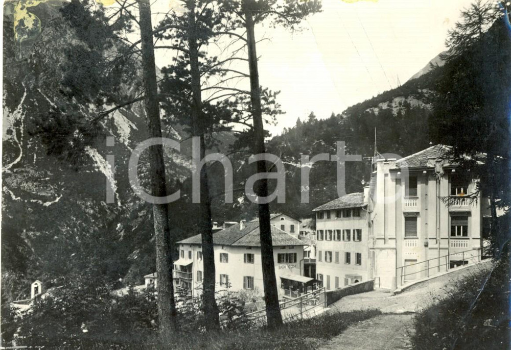 Cartolina originale da collezione 1964 BORMIO (SO) Albergo BELVEDERE e terme BAGNI VECCHI *FG VG 1