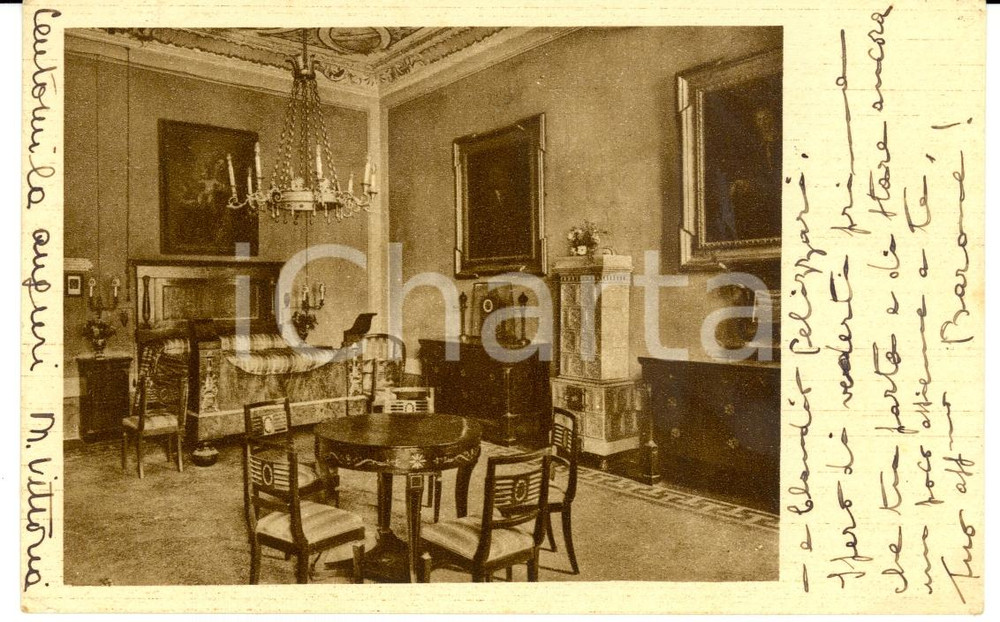 Autografo originale 1942 NIGOLINE CORTE FRANCA Villa TORRI Autografo barone TORRI *Cartolina FP VG 1