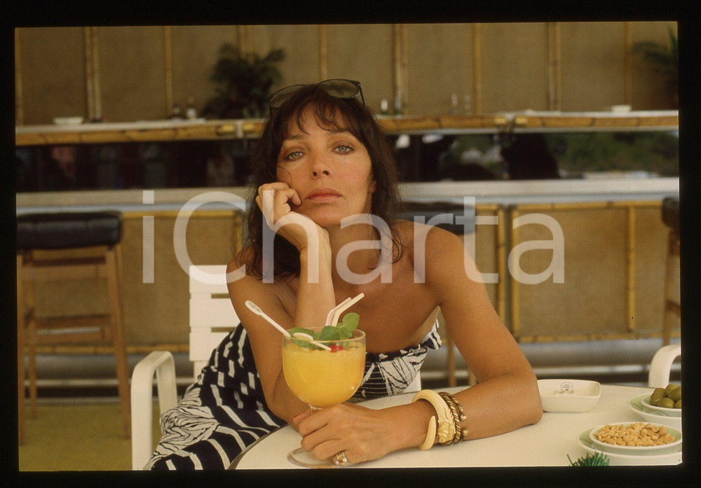 35mm vintage slide* 1990 ca LIDO DI VENEZIA - Marie LAFORÊT - Ritratto (22)