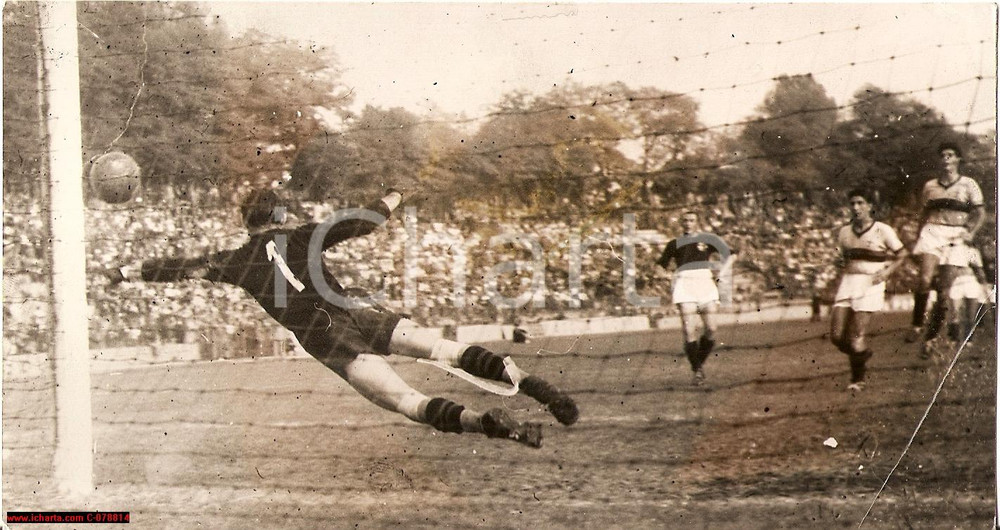 Fotografia d epoca originale 1941 Milano Arena  Milan Bologna foto gol Bologna 1