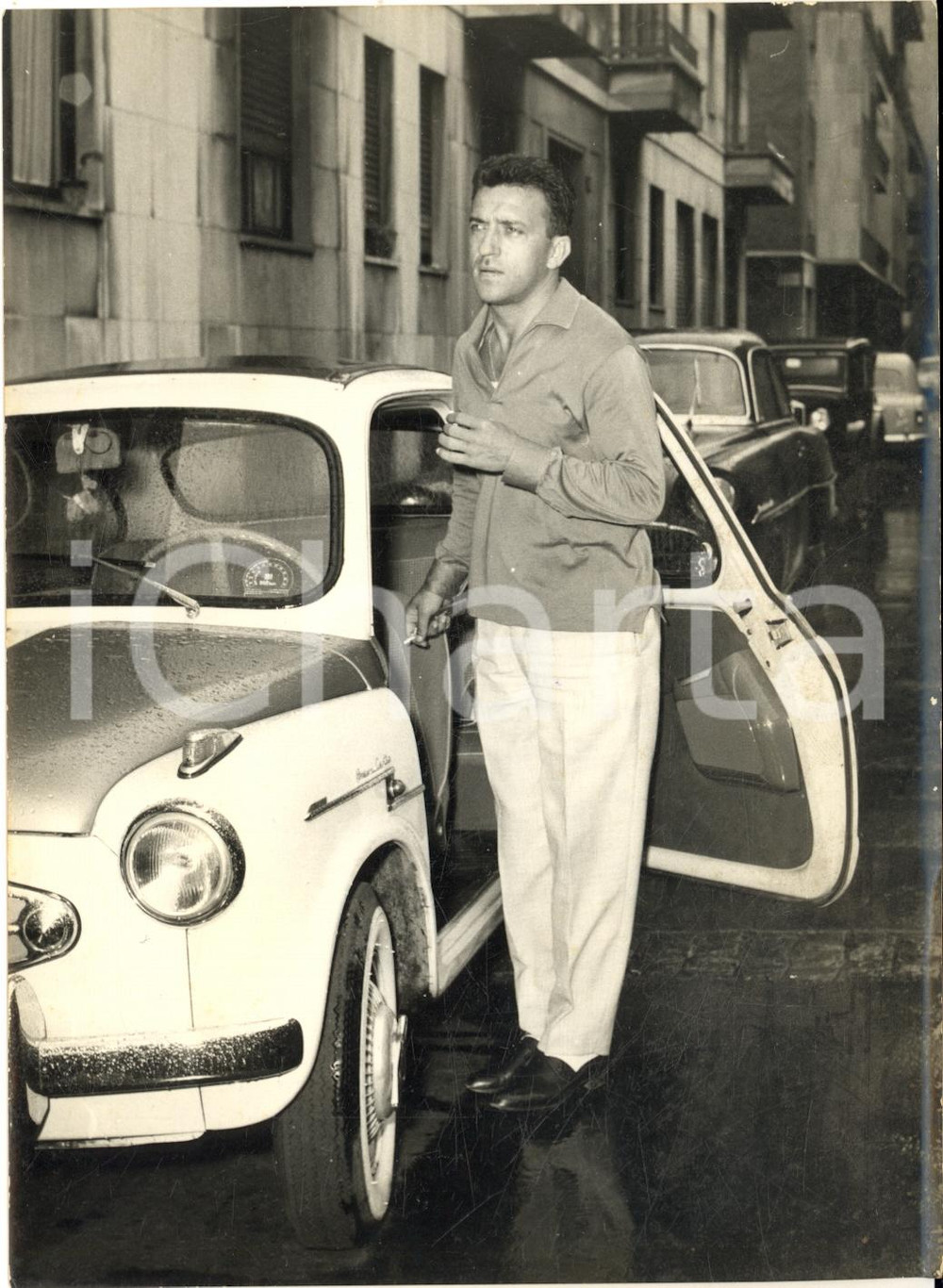 1957 CALCIO MILANO "Caso Padova-Legnano" - Alvaro ZIAN dopo interrogatorio *Foto
