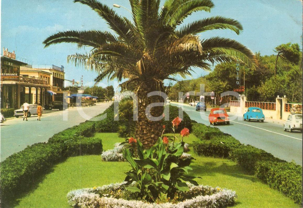 Cartolina originale da collezione 1969 FORTE DEI MARMI (LU) Ristorante La Caravella sul lungomare *Cartolina FG VG 1