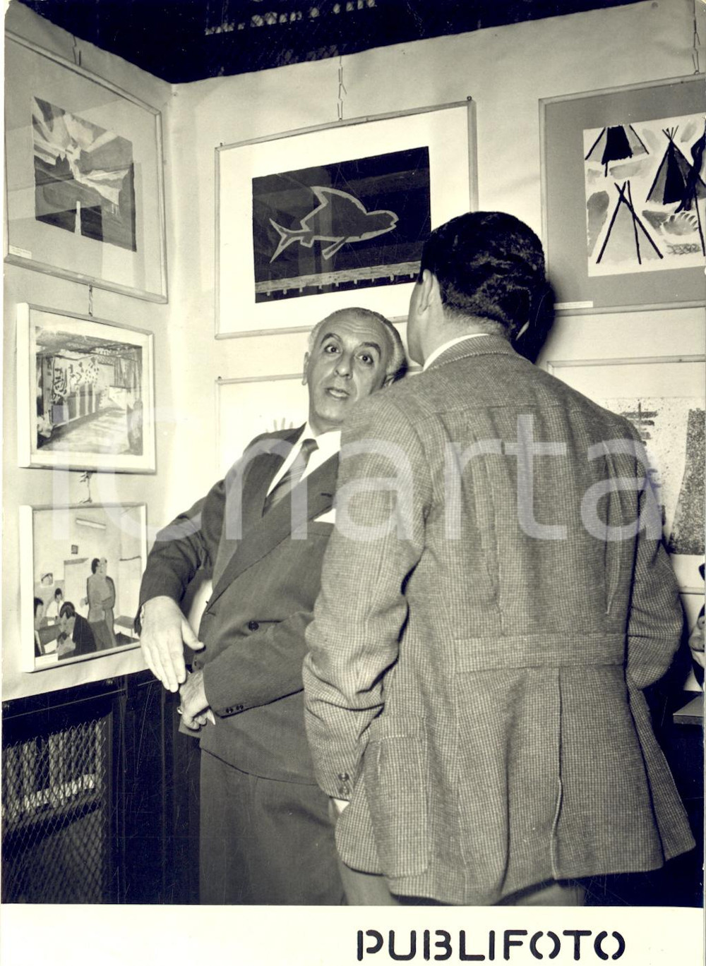 1955 ROMA Mostra Scuola di Pittura dell'ospedale psichiatrico "Lolli" di Imola