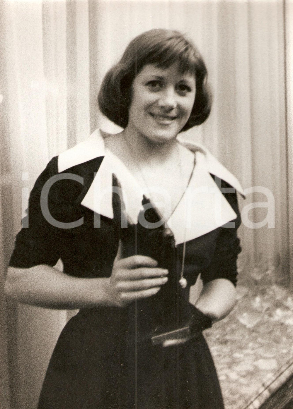 Fotografia d epoca originale 1960 PARIS Colette RENARD mostra Premio cantante dell anno Ritratto Fotografia 1