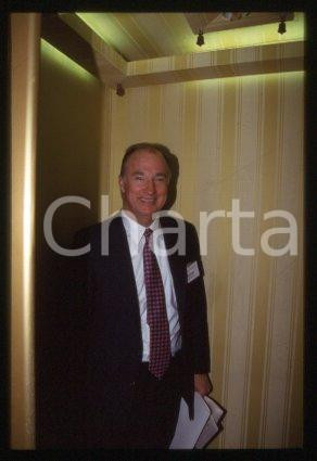 35mm vintage slide* 1990 ca MILAN President of MOODY's John Augustus BOHN (22)