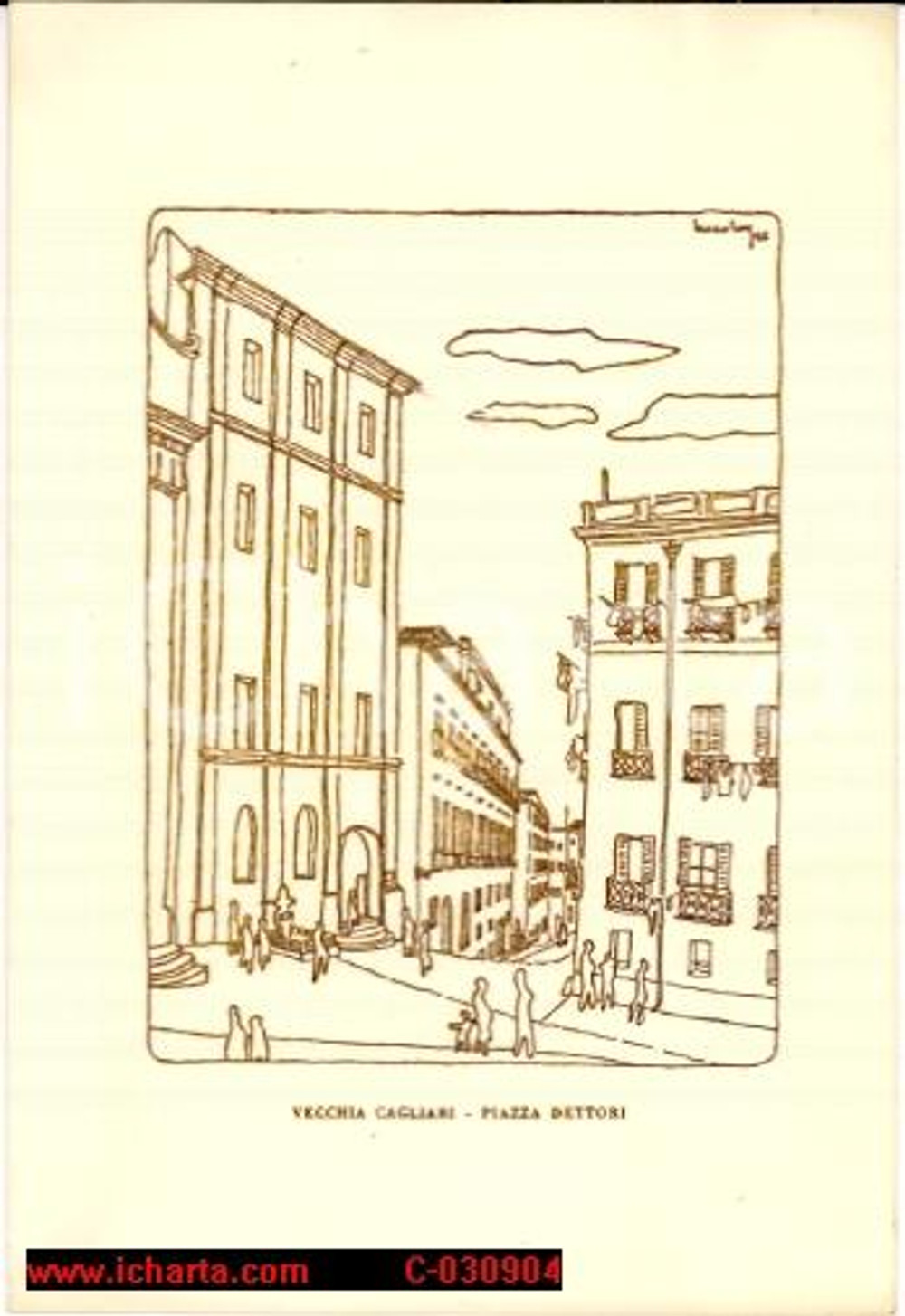 Oggetto da collezione cartaceo 1959 Auguri CENTRO UNIVERSITARIO SPORTIVO CAGLIARI 1