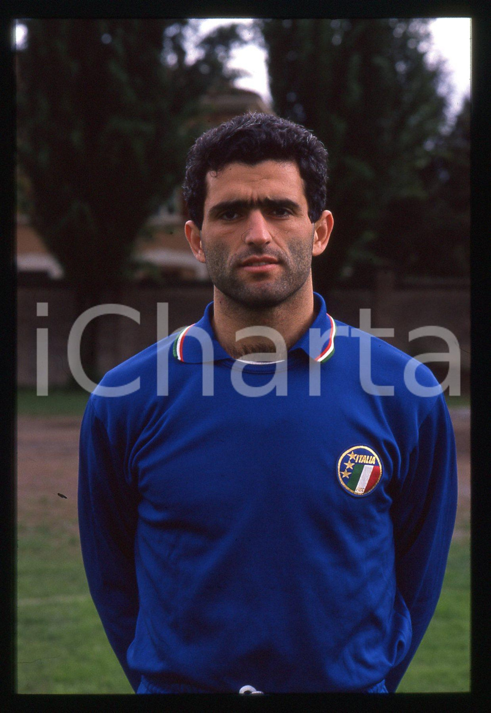 35mm vintage slide* 1989 CALCIO - B ITALIA Nazionale UNDER 21 Mario MANZO