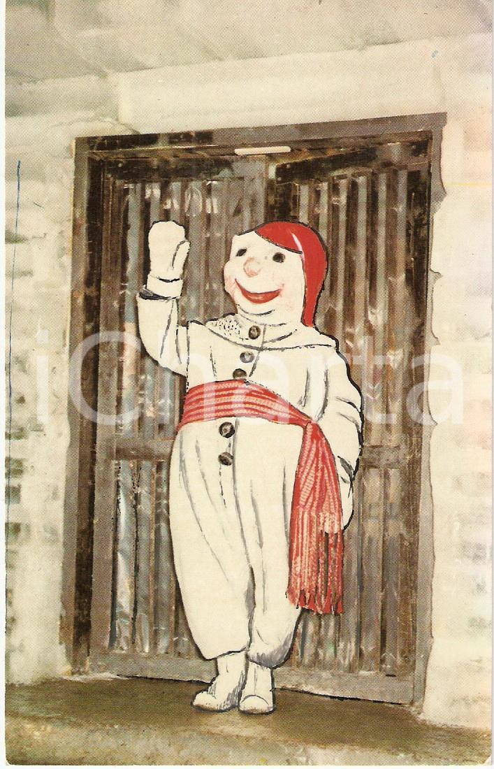 Cartolina originale da collezione 1960 ca QUEBEC CANADA Winter carnival BONHOMME Cartolina FP NV 1
