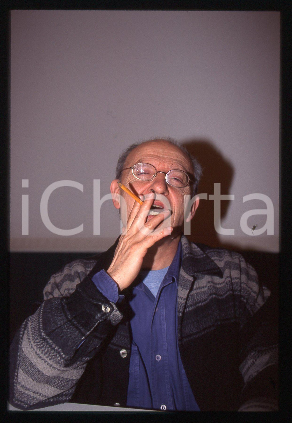 35mm vintage slide* 1996 MILANO - MOEBIUS Jean GIRAUD a CARTOOMICS Ritratto (23)