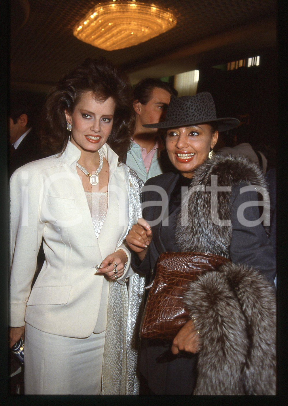 35mm vintage slide* 1988 CAMPIONE D'ITALIA Cecilia BOLOCCO e Lara SAINT PAUL