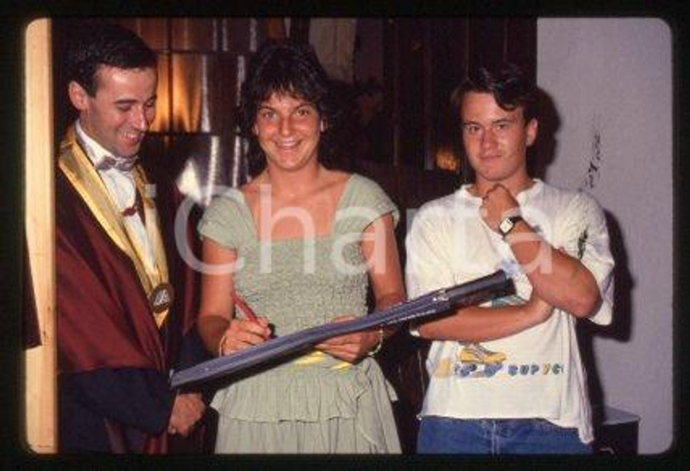 Arantxa Sánchez VICARIO TENNIS "Jovenes Cofrades" 1990 ca * 35mm vintage slide 8