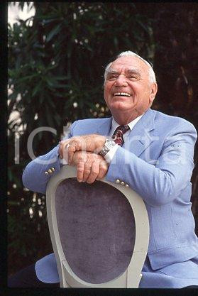 35mm vintage slide* 1999 ca ITALY Ernest BORGNINE American actor (51)