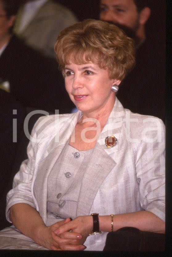 Fotografia d epoca originale 35mm vintage slide 1993 MILANO Raissa GORBACHEVA a Palazzo PIRELLI 3 1