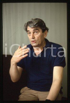 35mm vintage slide* 1985 ca MILAN Portrait of an English actor Edmund PURDOM (8)