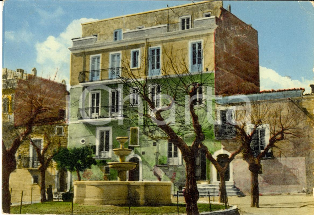 Cartolina originale da collezione 1956 MONTE SANT'ANGELO (FG) Piazza Mario DI LEO FG VG 1