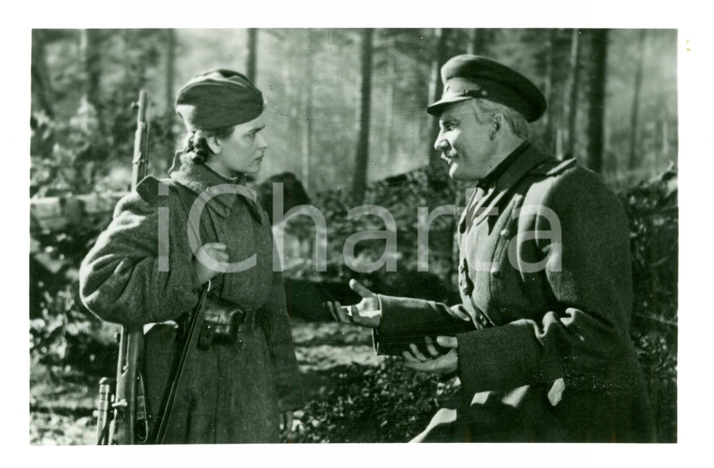 Fotografia d'epoca originale 1955 LETTONIA Jan PRIEKULIS Baiba INDRIXON Foto scena 1