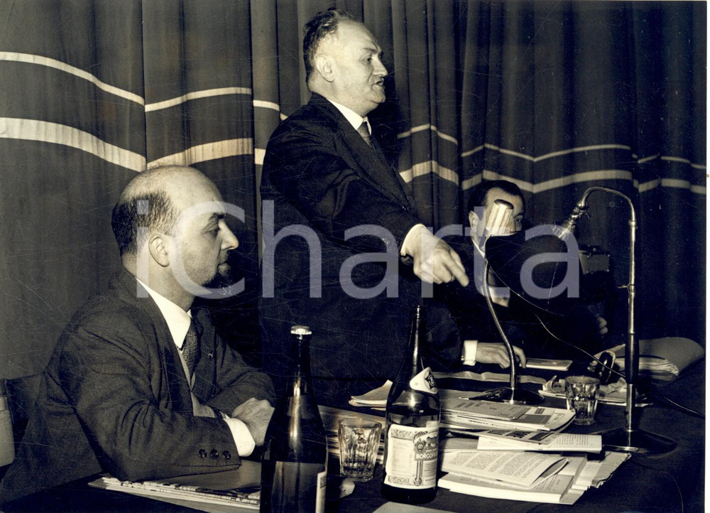 1963 TORINO Cinema LUX - Discorso del sindacalista Giuseppe RAPELLI *Foto 18x13