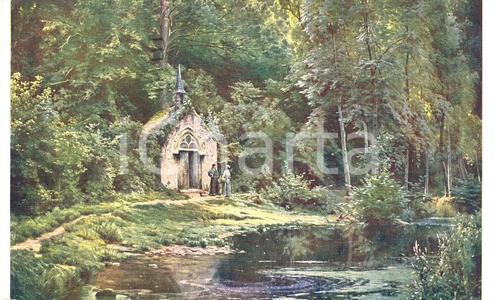 Cartolina originale da collezione 1921  RenÃ© HIS  CHAMPLIVE Cartolina postale con riproduzione dipinto FP VG 1