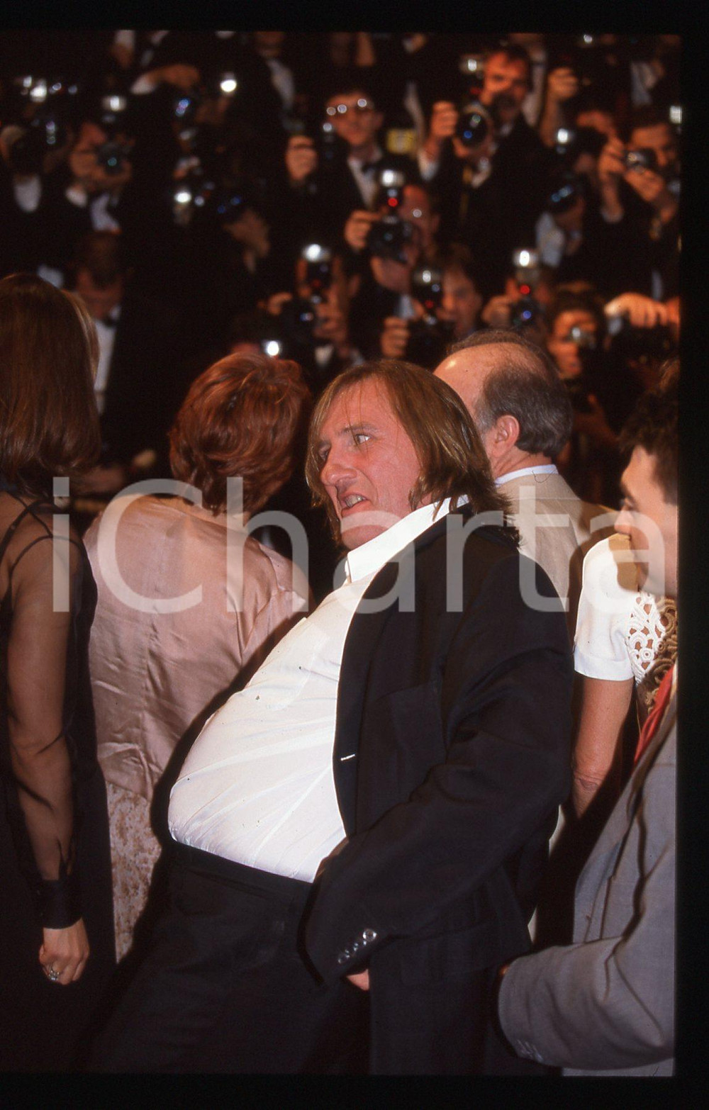 35mm vintage slide* 1998 CANNES Gérard DEPARDIEU Festival del cinema (6)