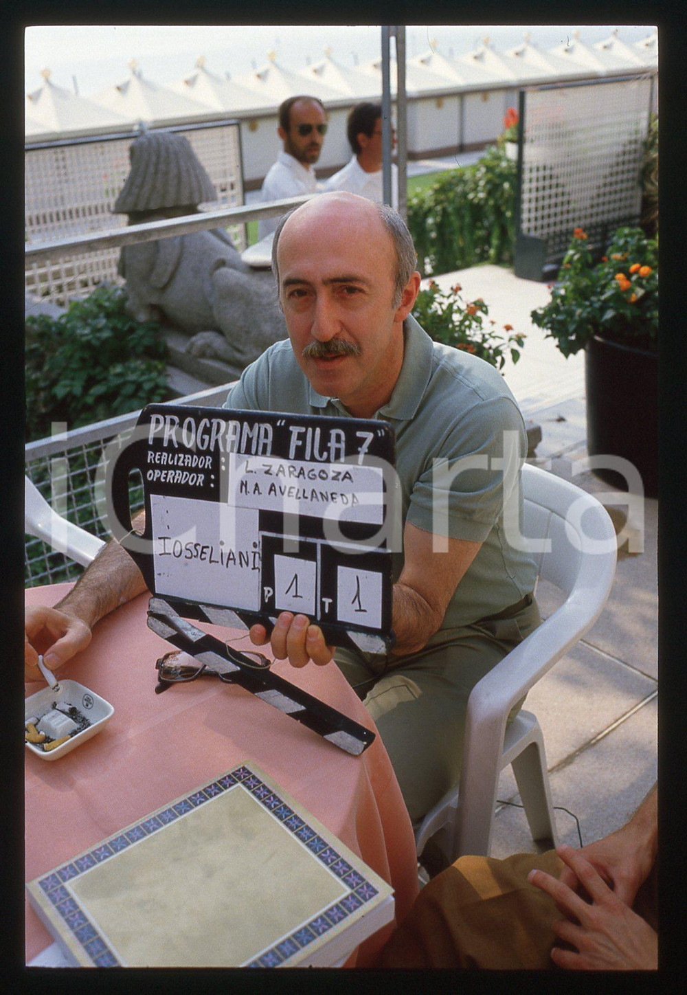 35mm vintage slide* 1984 FESTIVAL VENEZIA - Otar IOSELIANI (41)