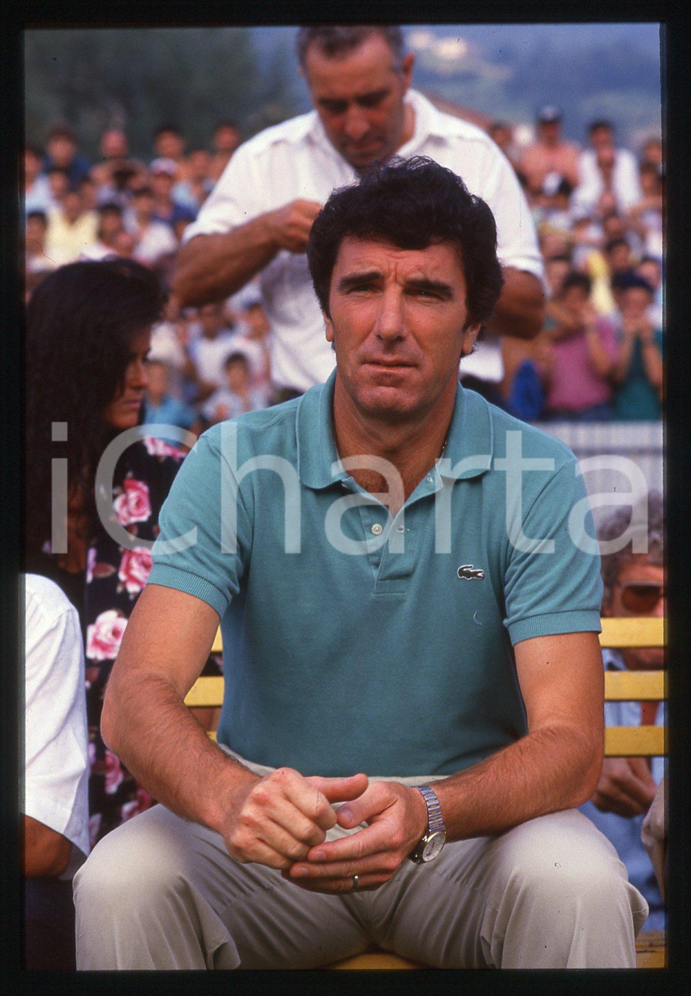 35mm vintage slide* 1990ca ITALIA - CALCIO Dino ZOFF Ritratto dell'allenatore 