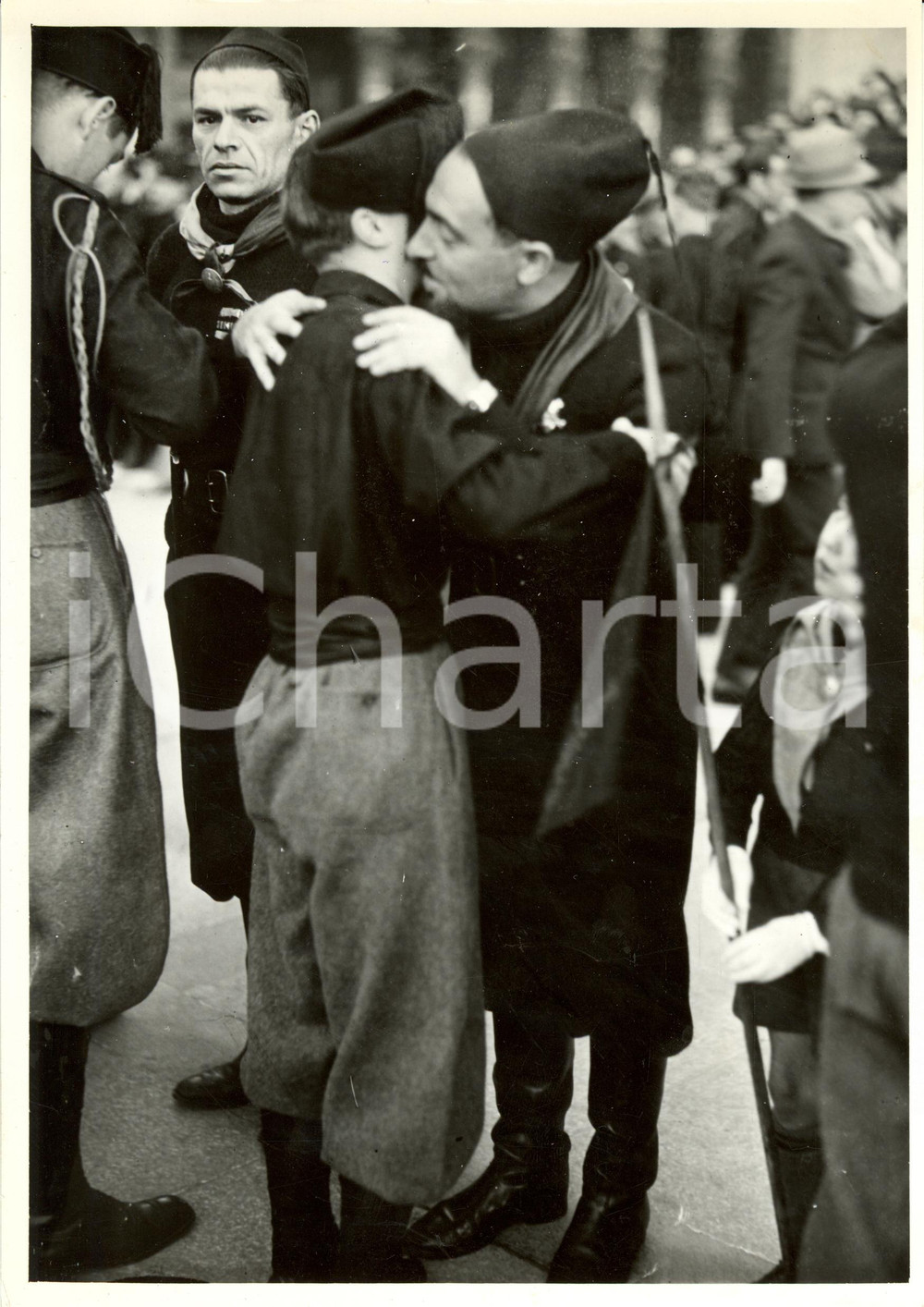 Fotografia d epoca originale 1935 MILANO Celebrazioni per anniversario MARCIA su ROMA Fotografia 1